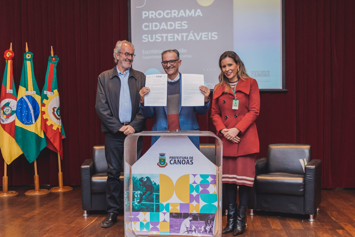 ASSINATURA DE ADESÃO AO CIDADES SUSTENTÁVEIS.
