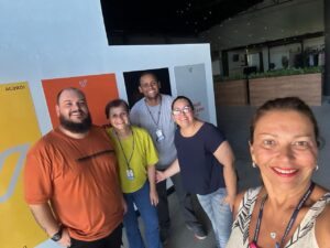 Equipe em visita a iVales para Hackathon 2024