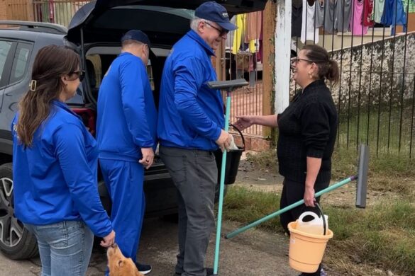 Rotary Club de Cachoeirinha distribuiu mais de 200 Kits de limpeza para famílias atingidas pelas enchentes