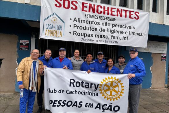 Rotary Club de Cachoeirinha distribuiu mais de 200 Kits de limpeza para famílias atingidas pelas enchentes