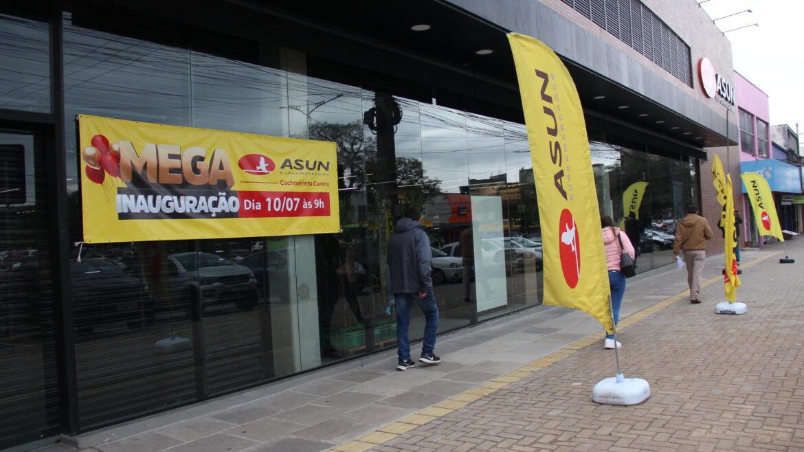 Asun Supermercados inaugura nova loja em Cachoeirinha