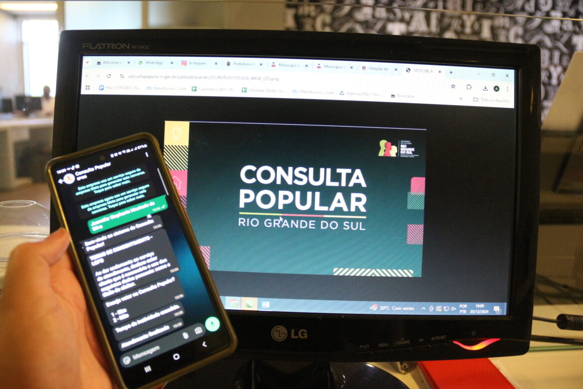 Votação da Consulta Popular 2024 em Gravataí e Cachoeirinha termina amanhã