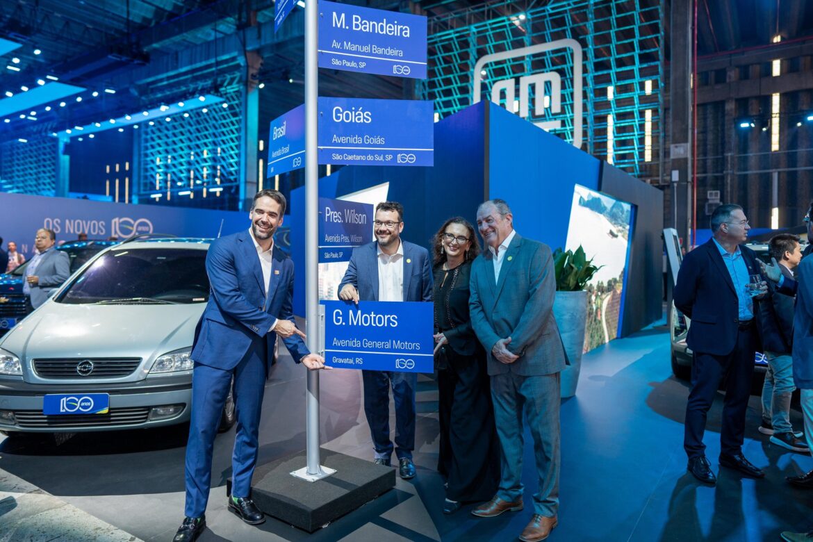 GM celebra centenário no Brasil com destaque para planta de Gravataí