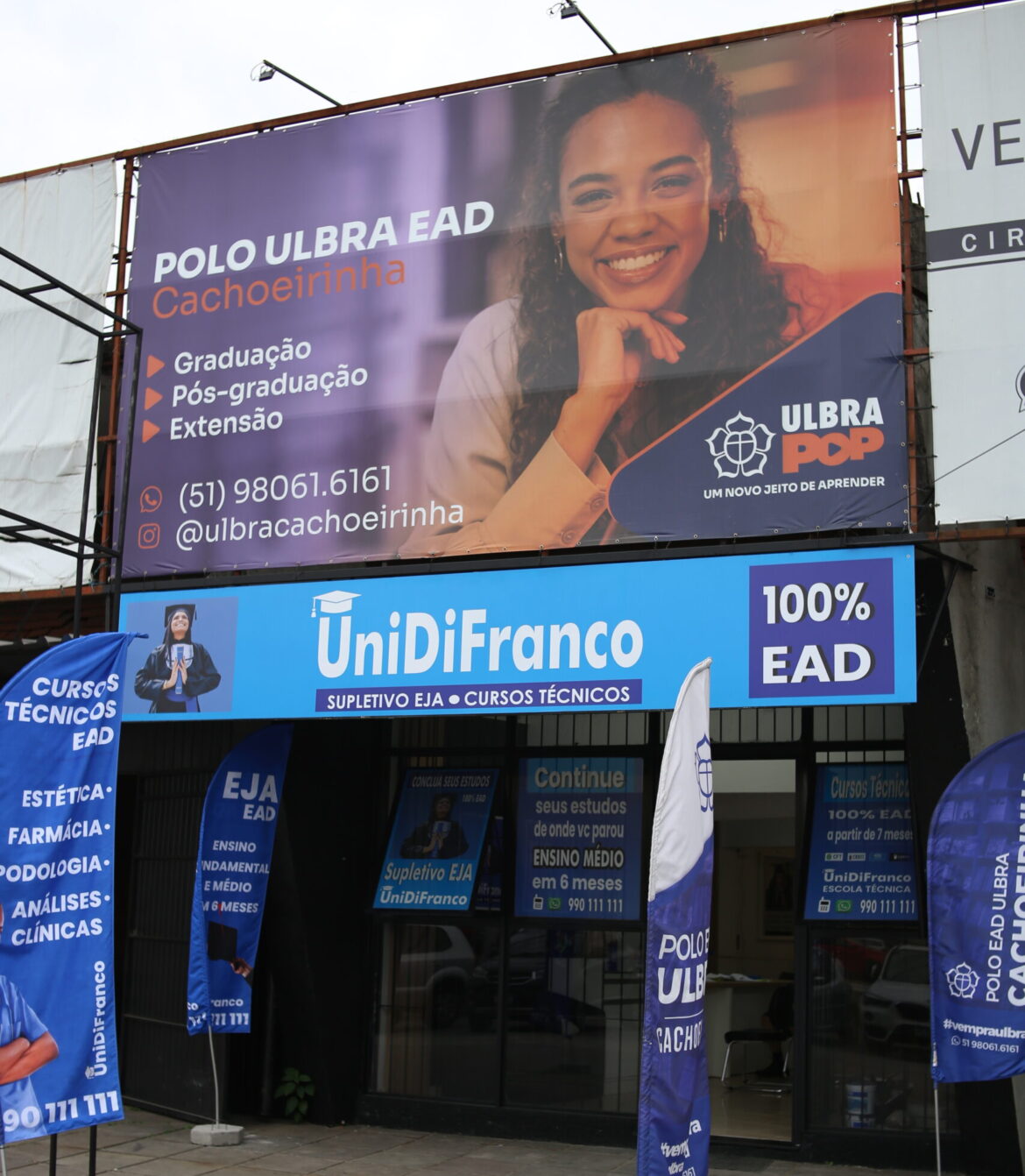 Polo Ulbra EAD Cachoeirinha e UniDiFranco inauguram nova unidade