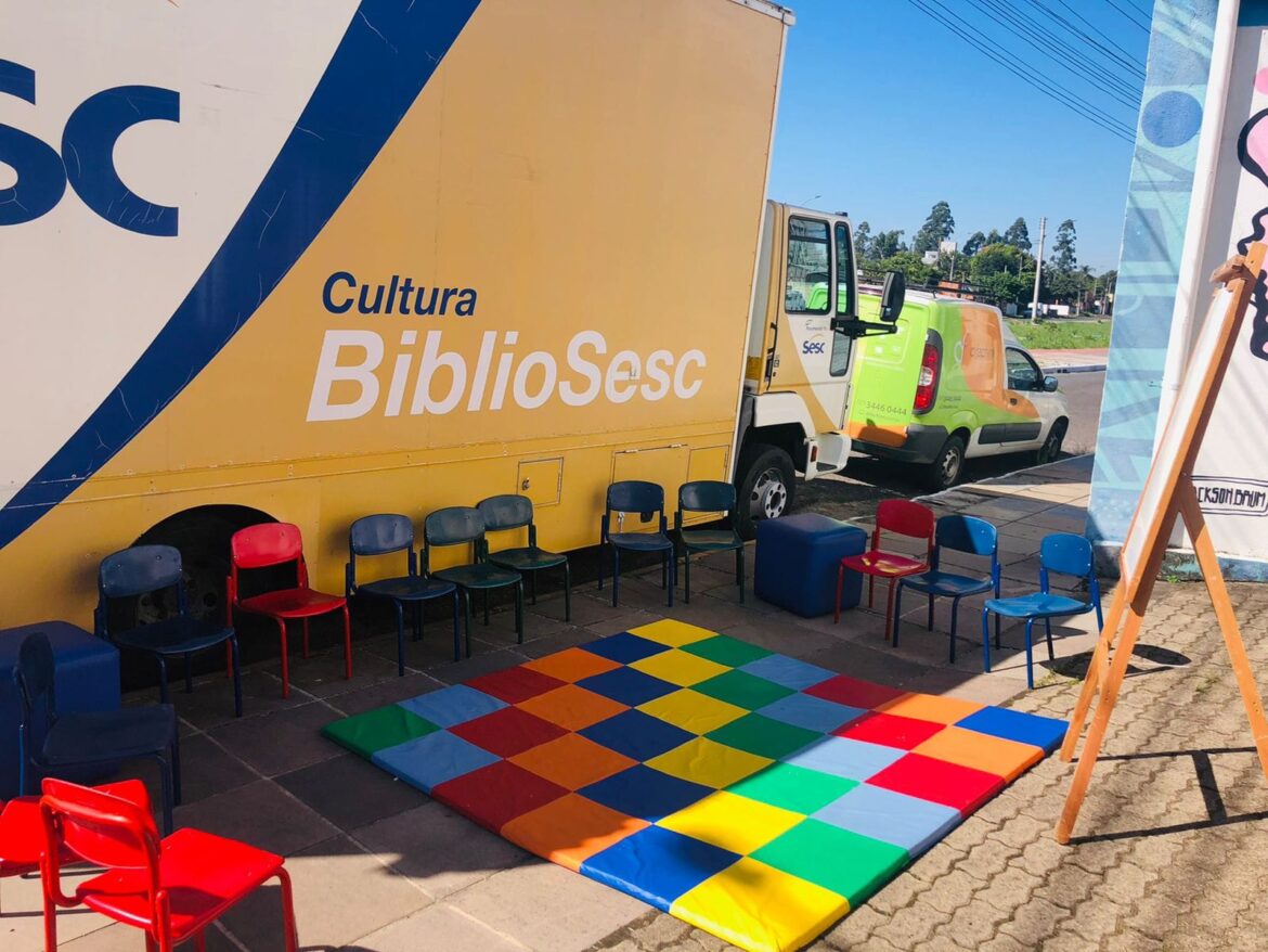 BiblioSesc retoma atividades em Gravataí com programação em escolas e comunidades