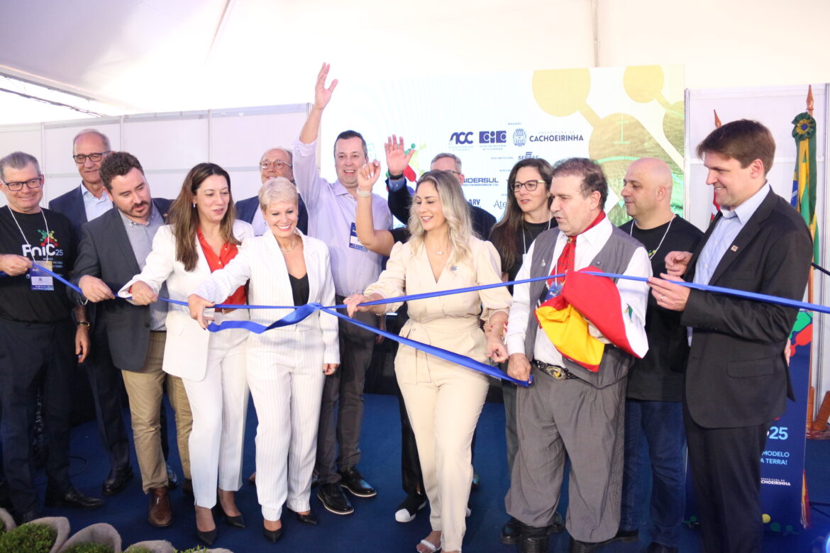 Abertura oficial da FniC 2025 marca o início de quatro dias de negócios e inovação em Cachoeirinha