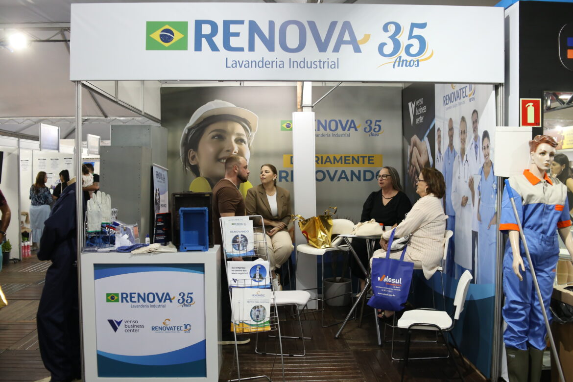 Renova apresenta soluções em lavanderia industrial e hospitalar no quarto dia da FniC 2025