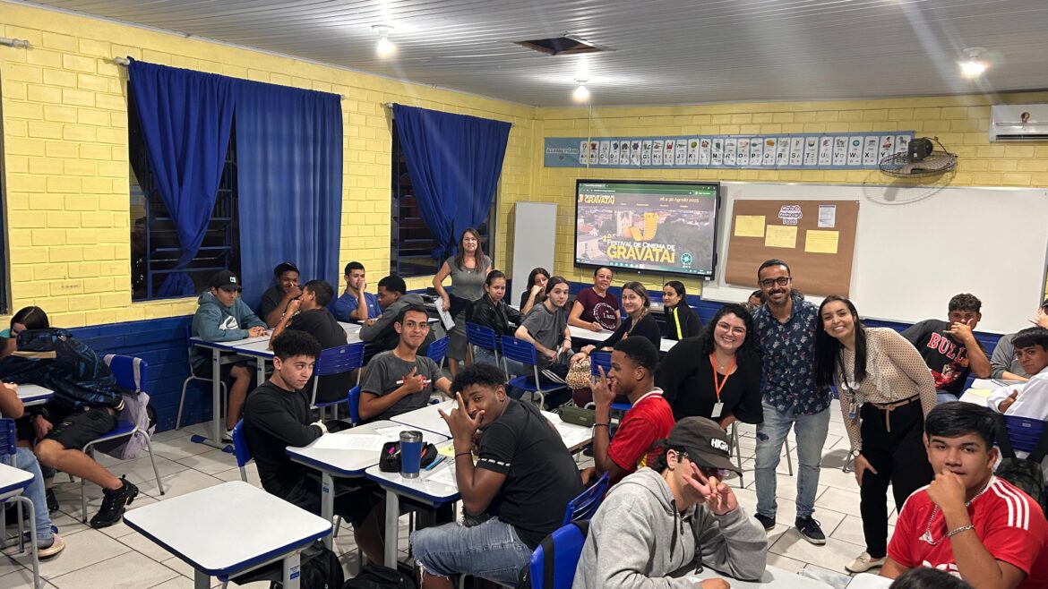 Estudantes de Gravataí têm até 8 de junho para inscrever curtas no 1º Festival de Cinema da cidade