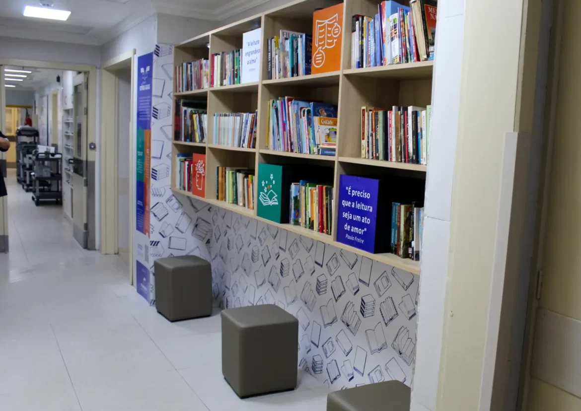 Hospital Dom João Becker inicia campanha para ampliar acervo de biblioteca comunitária
