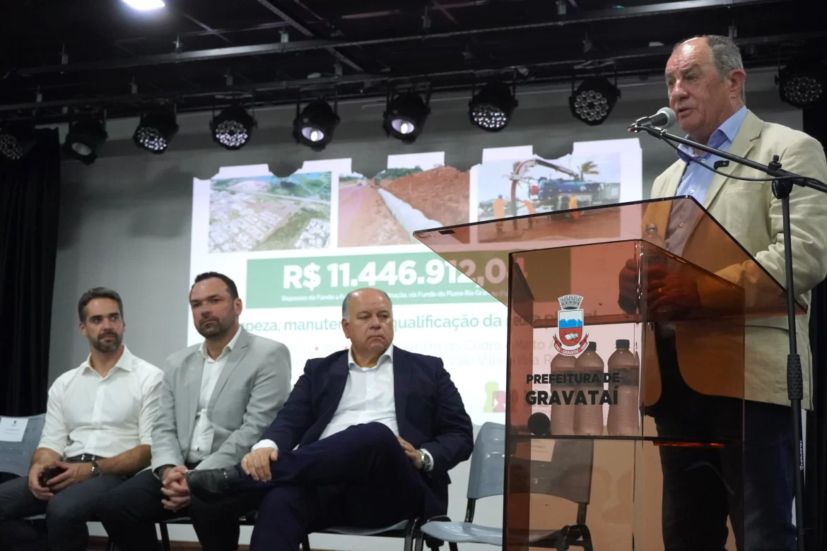 Gravataí recebe R$ 11,4 milhões para ações de drenagem e prevenção a alagamentos