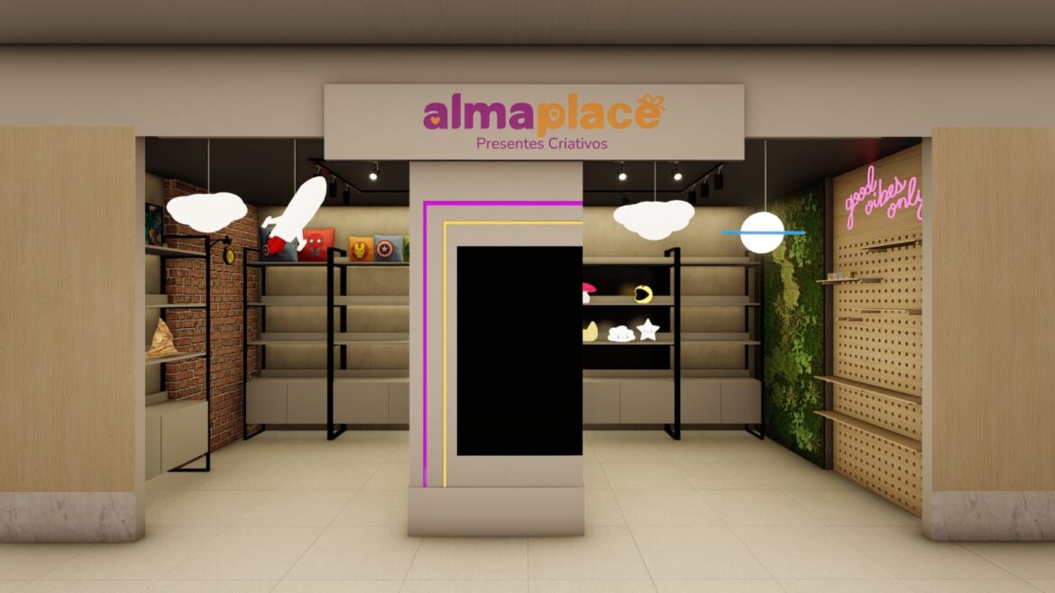 AlmaPlace inaugura primeira filial no Gravataí Shopping com foco em presentes criativos