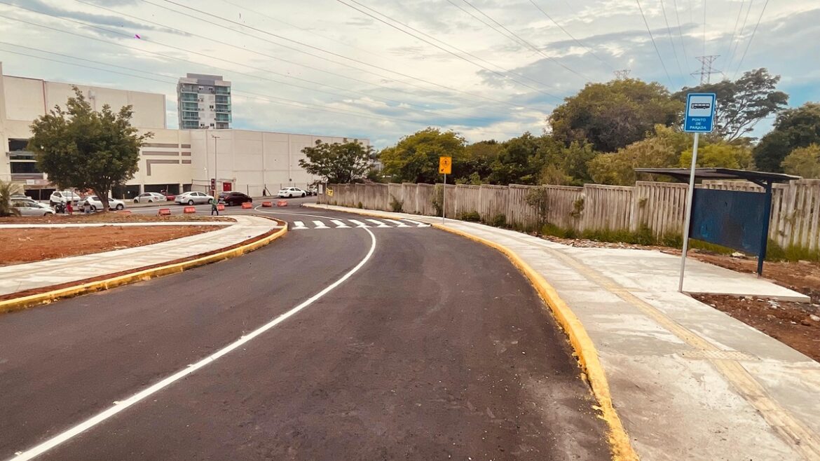 Liberação de novo acesso ao lado do Shopping do Vale está prevista para a próxima semana