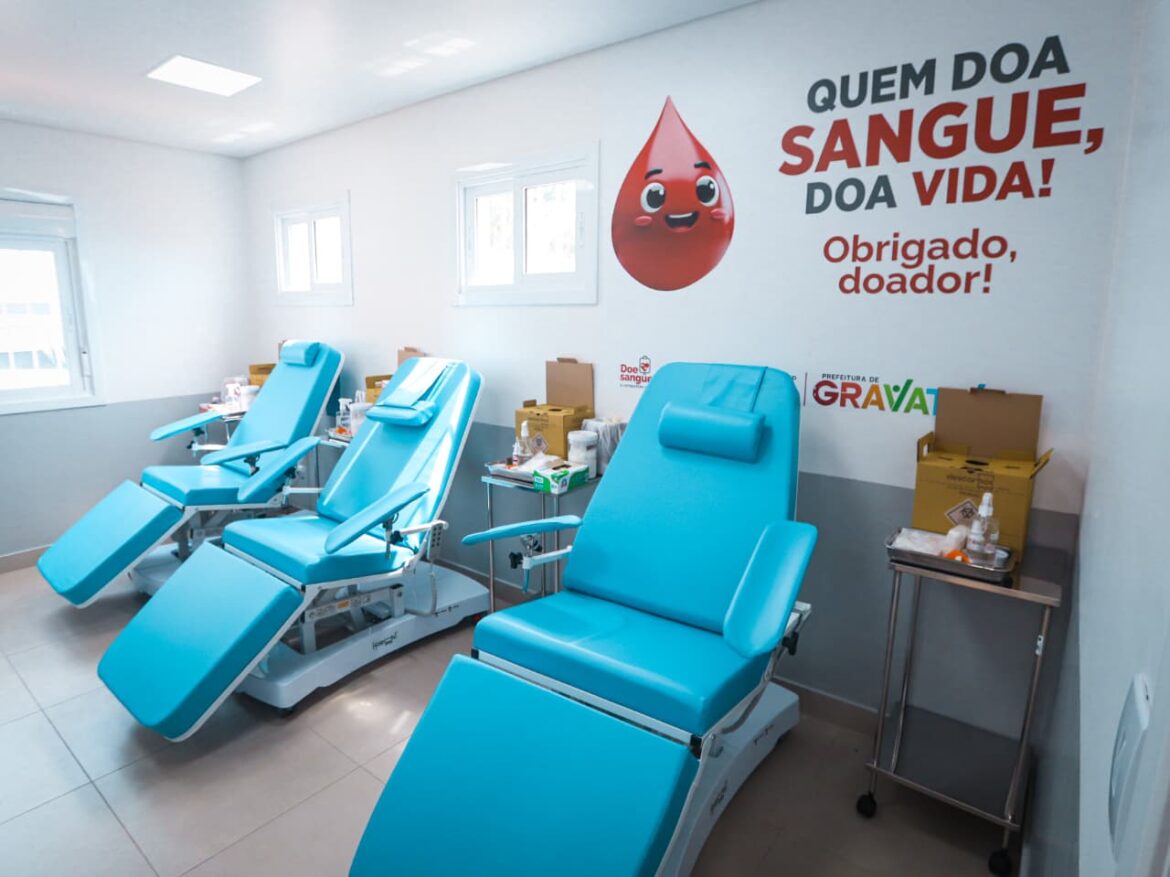 Gravataí inaugura primeira unidade de coleta externa de sangue do município